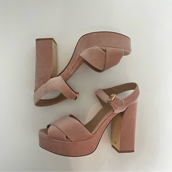 Tory Burch Loretta Velvet Platform Sandal - New In Box- Size 9.5 - Reemoly - Picture 9 of 16